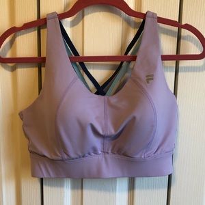 Purple FILA Sports Bra